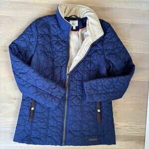 G.H. Bass and Co. Quilted Zipper Chore Coat Long Jacket